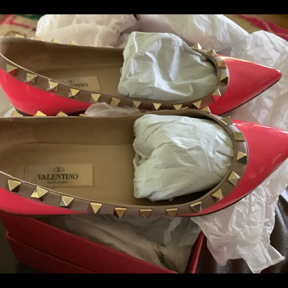 Valentino Rockstud Flats - Picture 7 of 10